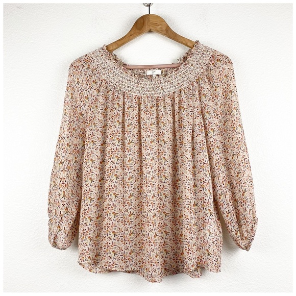 Joie Azzedine Off The Shoulder Silk Blouse Size Small - Picture 3 of 10